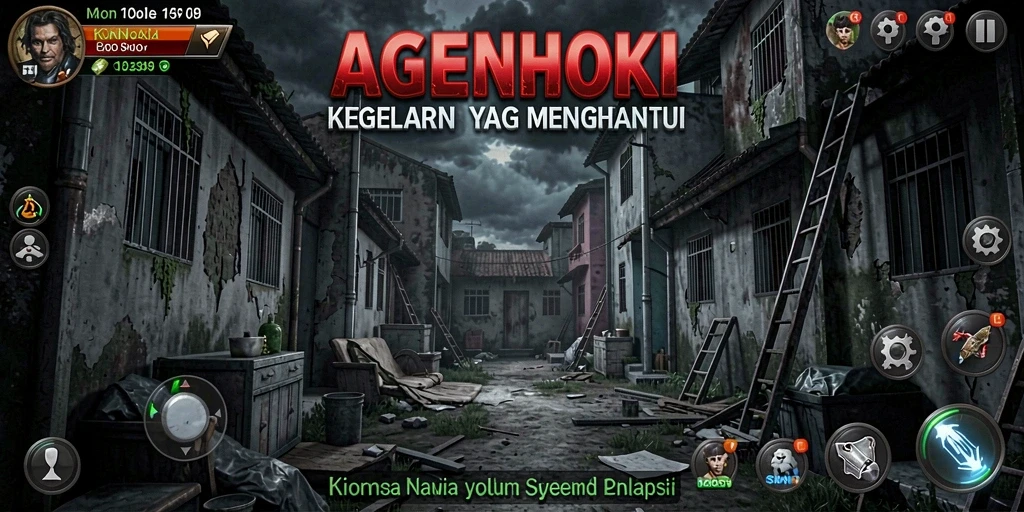 Tampilan mengejutkan dari gameplay AGENHOKI yang menakutkan.