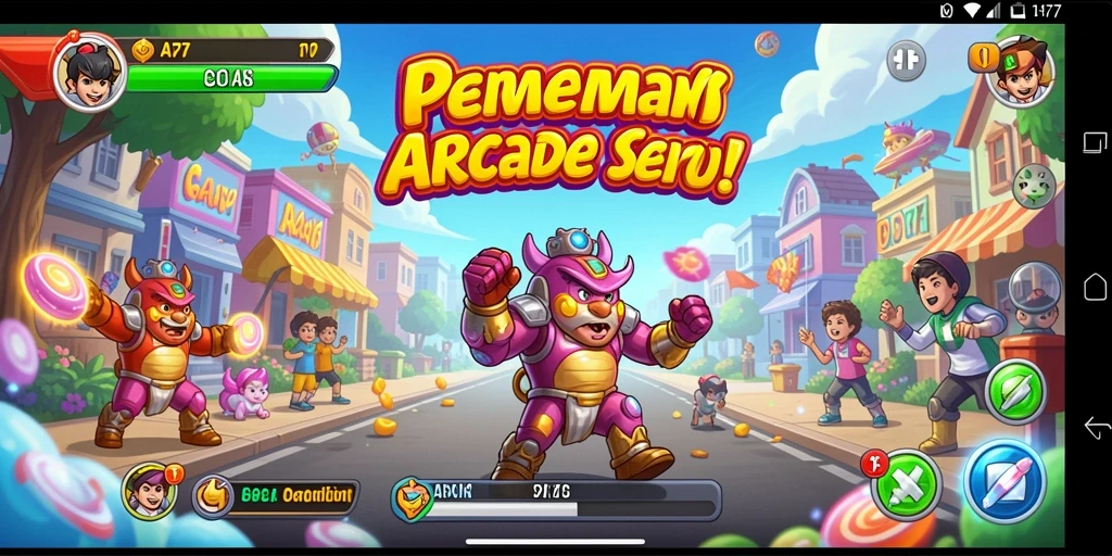 Tampilan gameplay seru dari API77 dalam kategori Arcade.