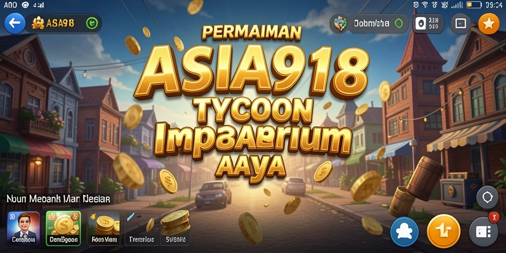 Tampilan gameplay ASIA918 yang memukau dalam membangun kekaisaran bisnis.