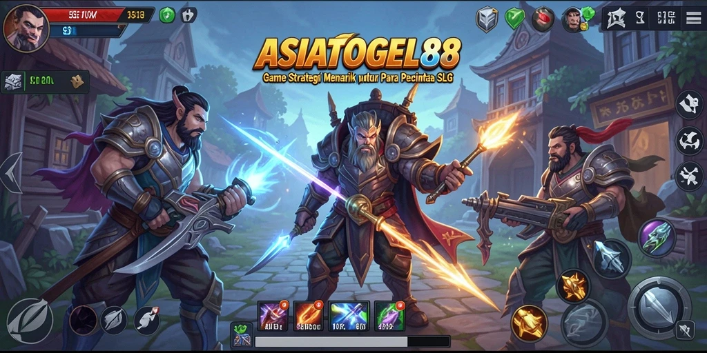 Tampilkan aksi seru dalam gameplay ASIATOGEL88 di dunia SLG.