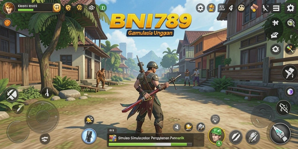 Screenshot utama BNI789 menampilkan gameplay simulasi yang mengasyikkan.