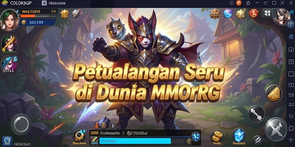 Tampilan gameplay seru dan interaksi antar pemain di COLOKSGP.