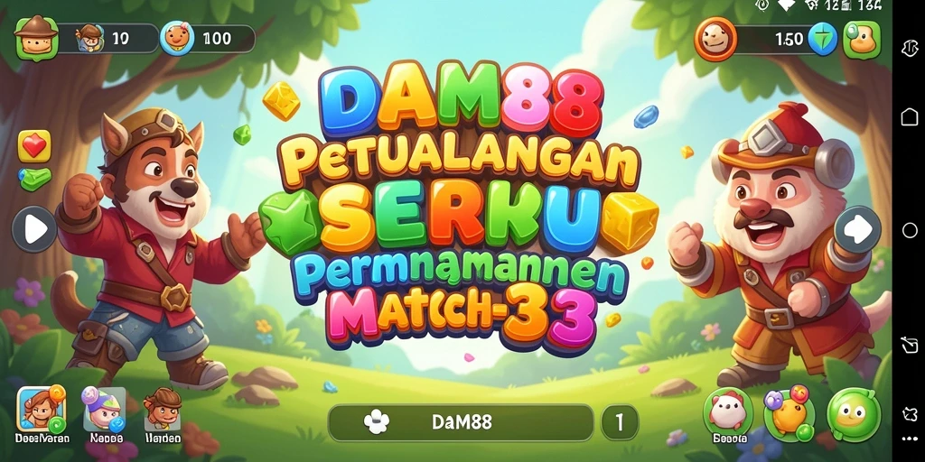 Gameplay seru DAM88 dalam aksi match-3 yang mengasyikkan.