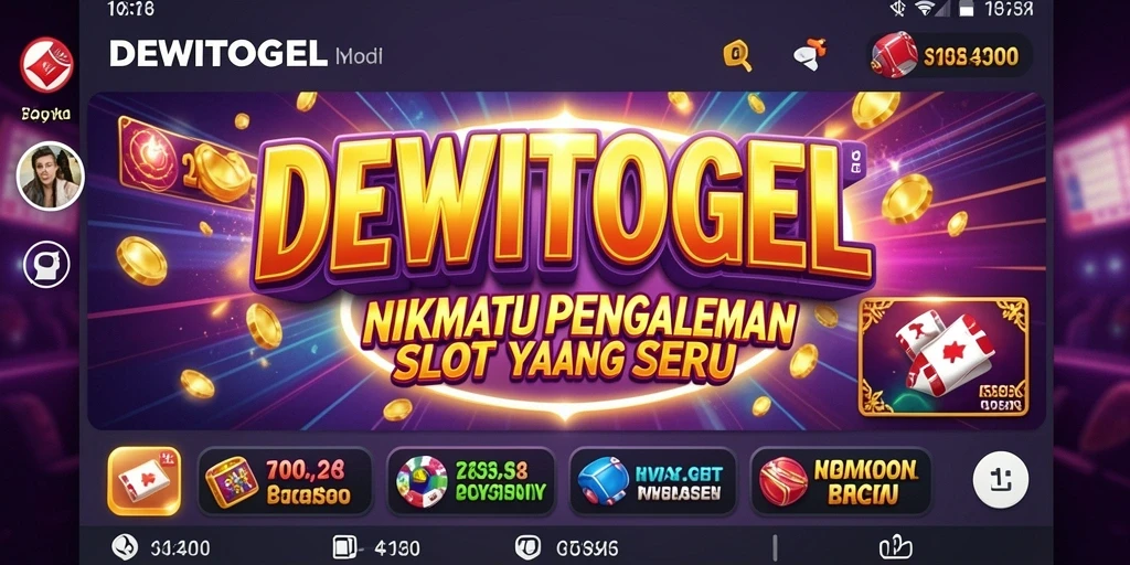 Screenshot gameplay DEWITOGEL menampilkan suasana slot yang seru dan menyenangkan.