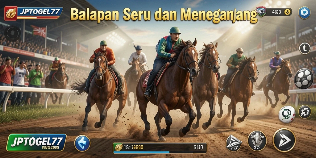 Gameplay menegangkan di JPTOGEL77 dengan mobil balap beraksi.