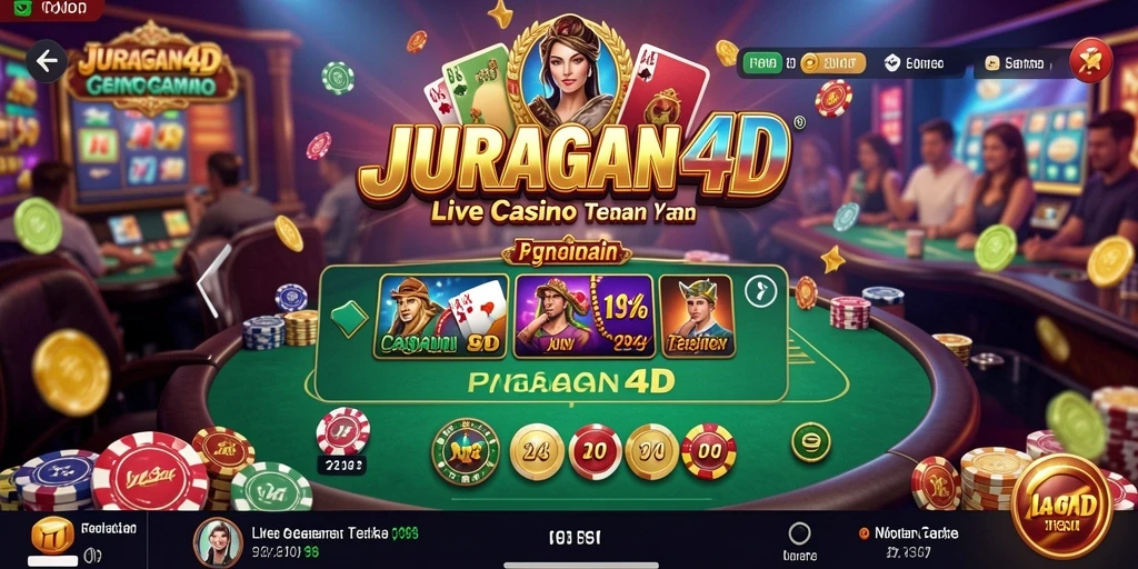 Gameplay Live Casino yang mendebarkan dengan dealer profesional.