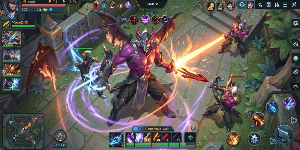 Gameplay seru dengan strategi tim di KAOL68.