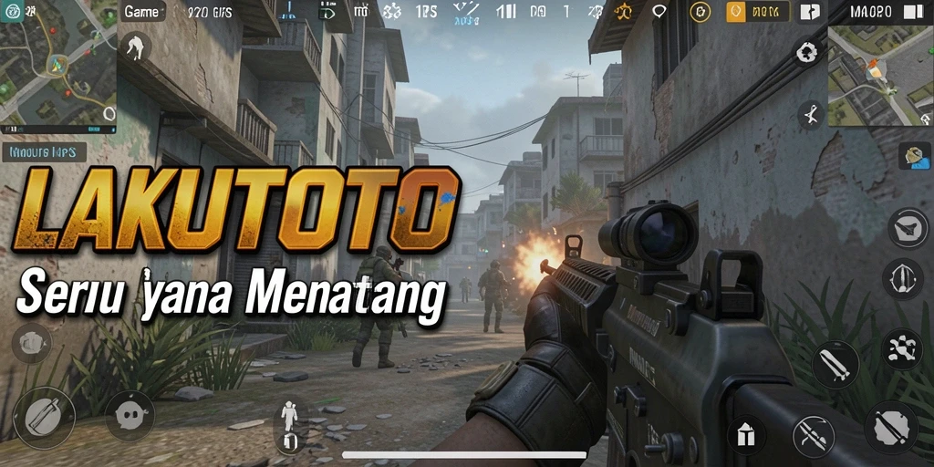 Gameplay seru LAKUTOTO dalam aksi FPS yang mendebarkan.