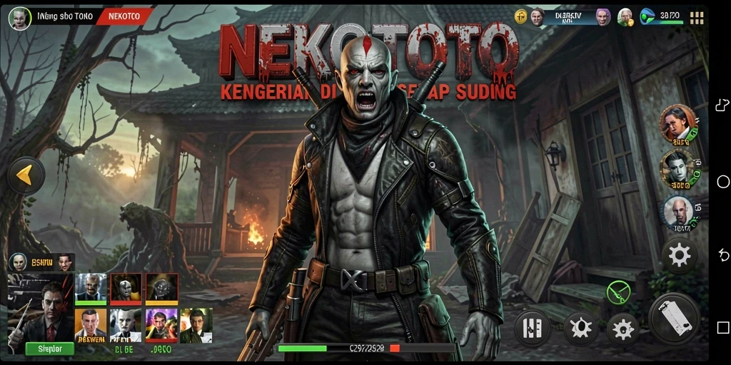 Tangkapan layar gameplay NEKOTOTO yang menegangkan dan tidak terduga.