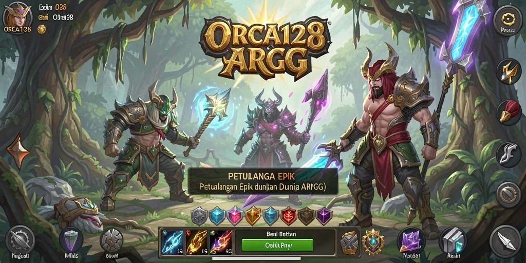 Gameplay ARPG ORCA128 yang mendebarkan dan menantang.