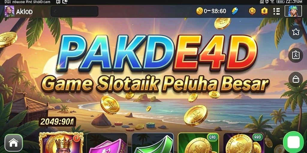 Screenshot gameplay PAKDE4D menunjukkan keberagaman tema slot yang menarik.