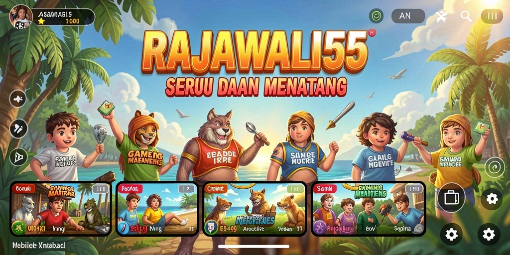 Tampilan gameplay RAJAWALI55 yang penuh aksi dan tantangan.