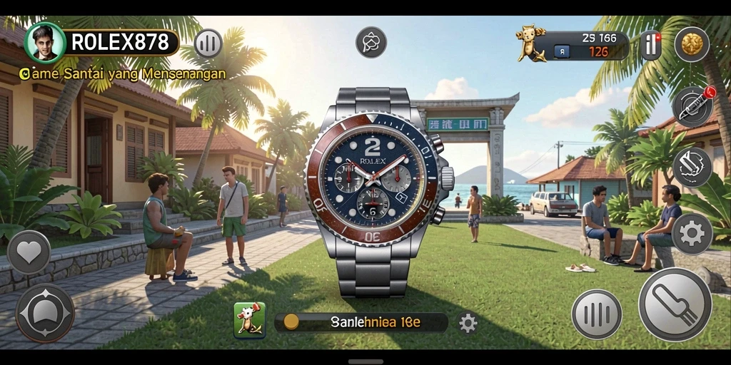 Tampilan gameplay ROLEX878 yang ceria dan menyenangkan.
