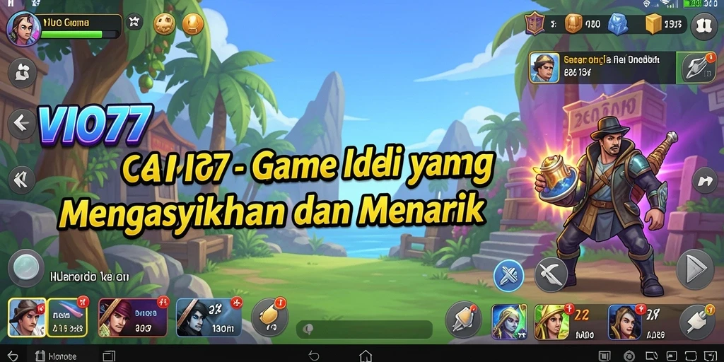 Tampilan gameplay VIO77 yang menarik dengan mekanisme Idle.