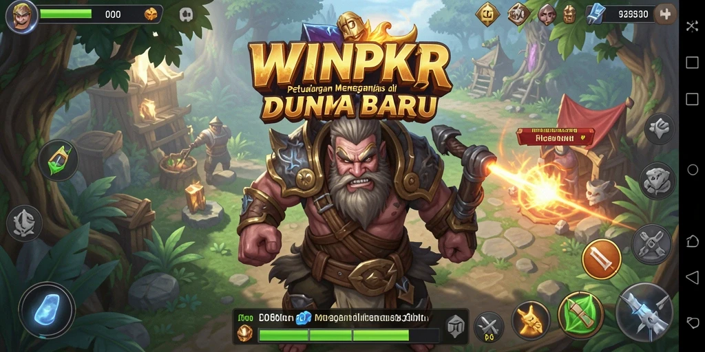 Gameplay dinamis dan menegangkan dalam WINPKR.