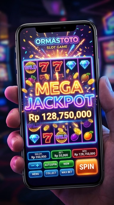 Tampilan aplikasi ormastoto di layar utama ponsel.
